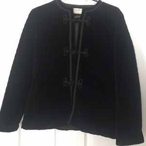 Vintage Lord & Taylor Evening Jacket, Color Black, SZ XS